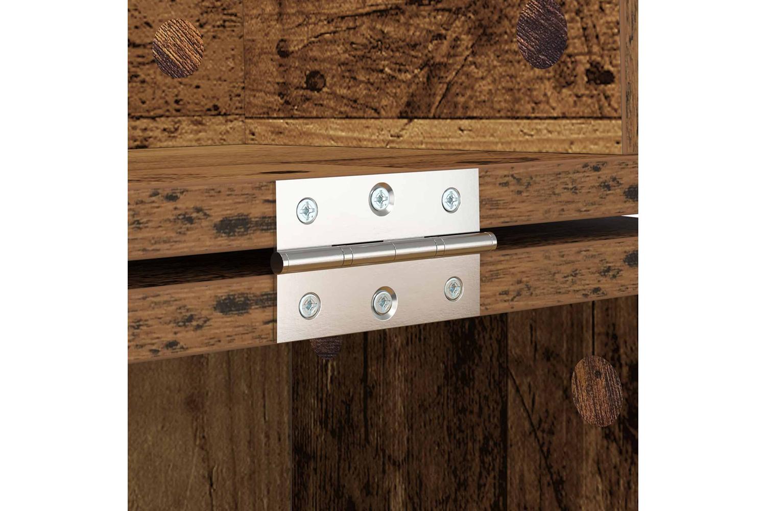 Vidaxl Studio Desk Oak Wood 110 X 40 X 195 Cm Engineered Wood-9