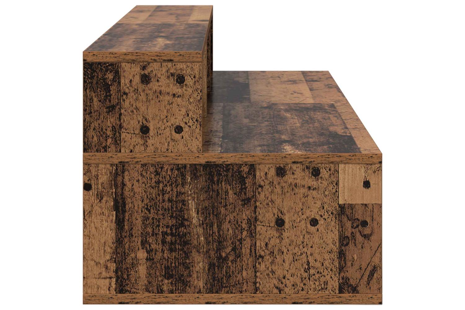 Vidaxl Studio Desk Oak Wood 110 X 425 X 36 Cm Engineered Wood-6