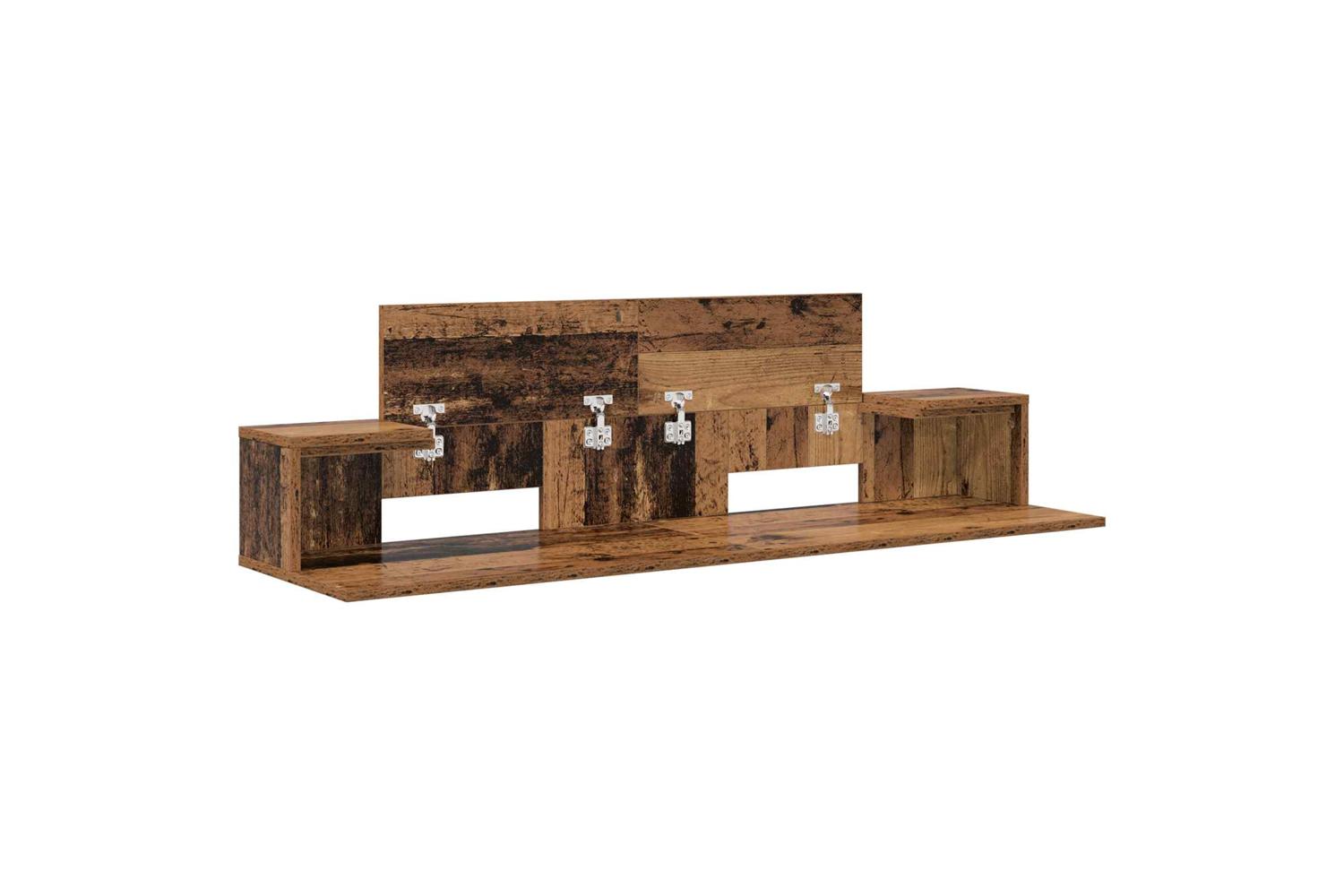 Vidaxl Studio Desk Oak Wood 152 X 36 X 195 Cm Engineered Wood-4