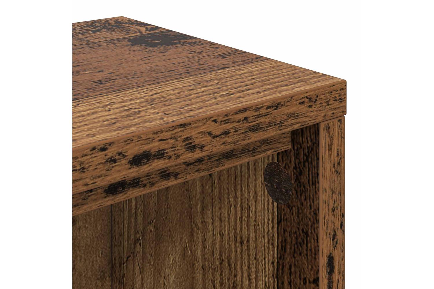 Vidaxl Studio Desk Oak Wood 152 X 36 X 195 Cm Engineered Wood-8