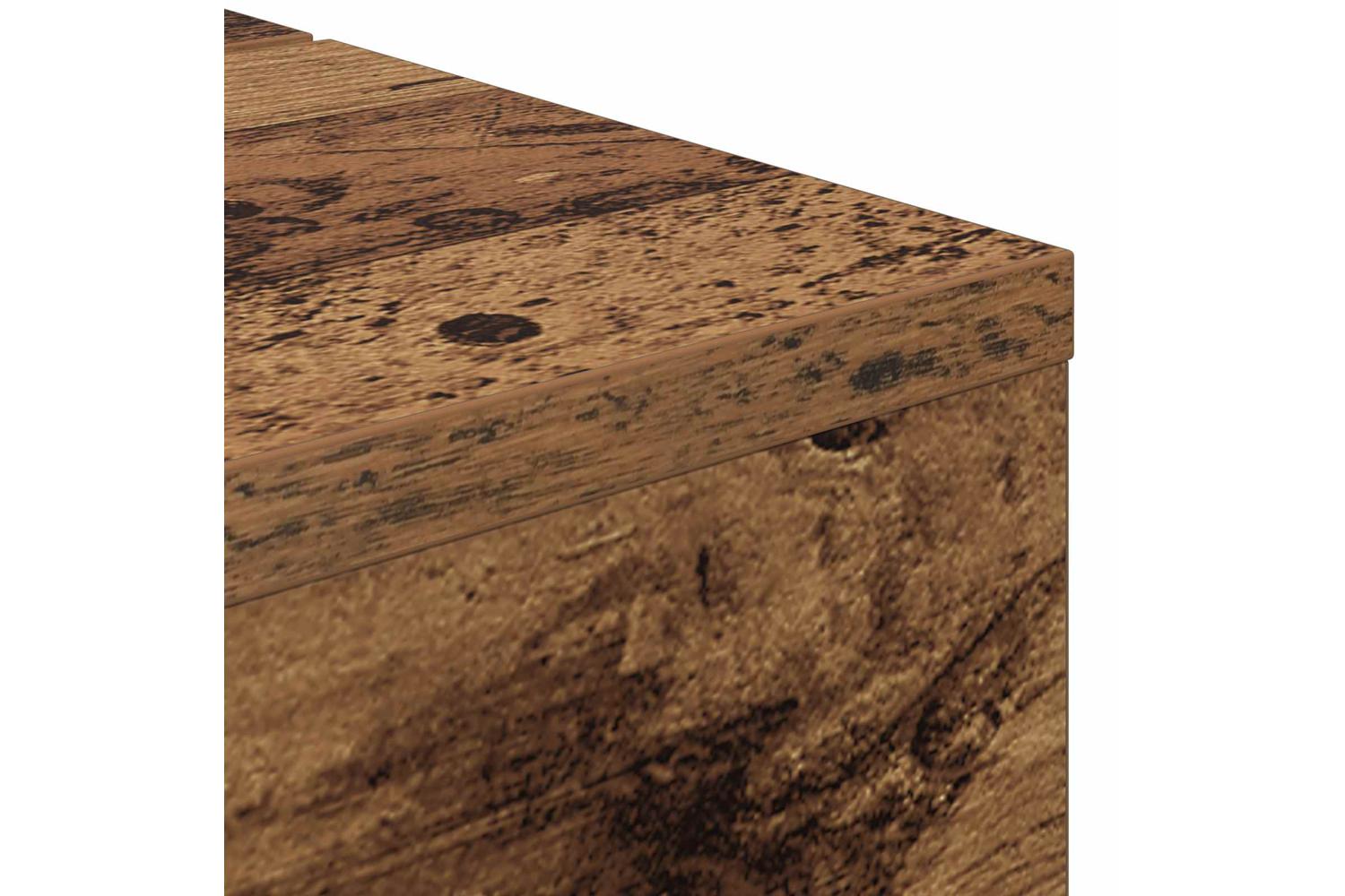 Vidaxl Studio Desk Oak Wood 152 X 40 X 195 Cm Engineered Wood-8