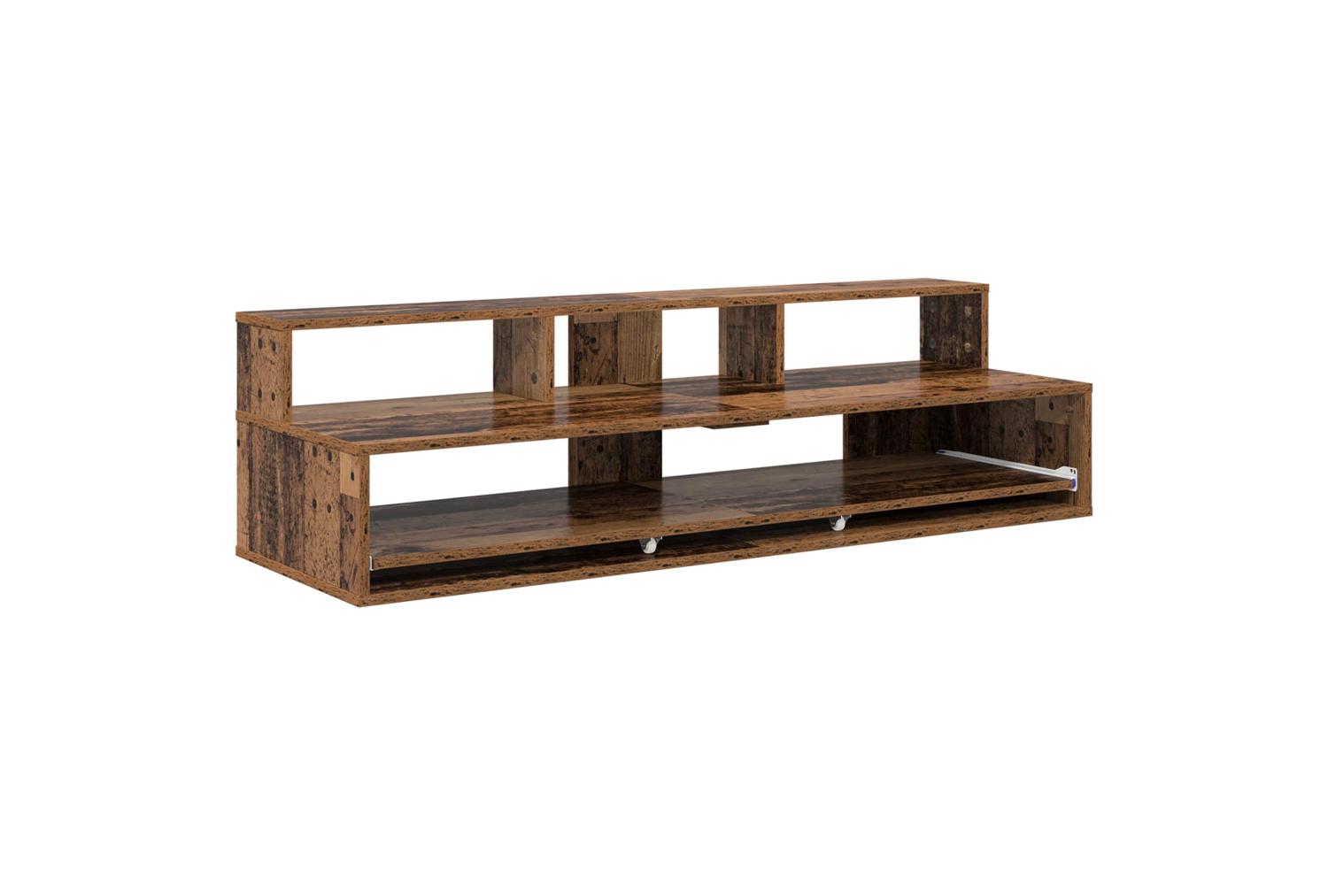Vidaxl Studio Desk Oak Wood 152 X 425 X 36 Cm Engineered Wood-2