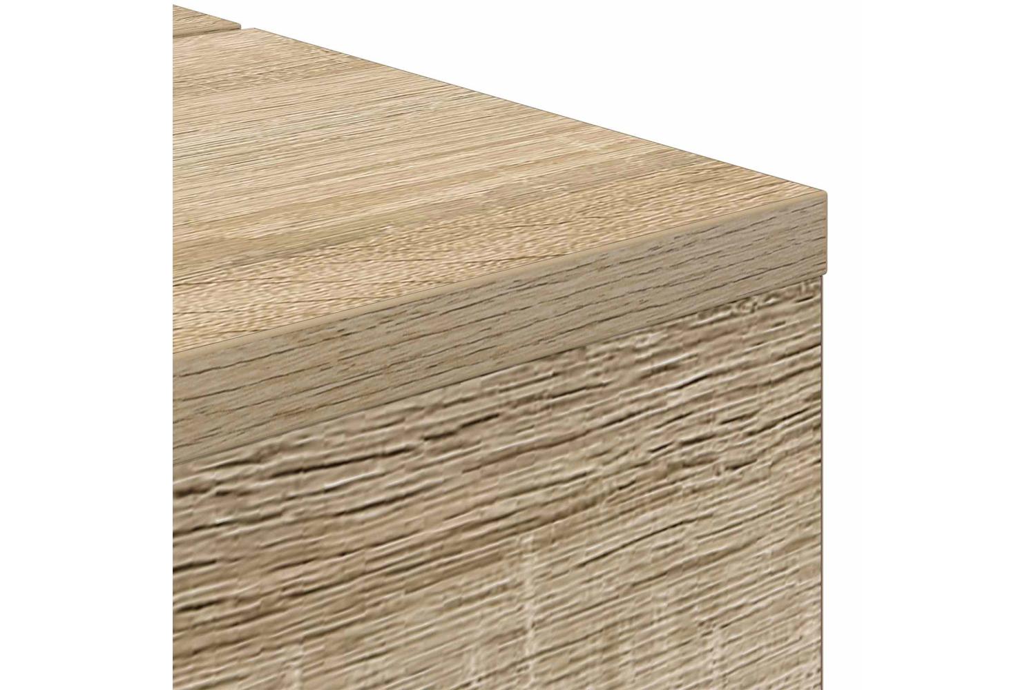 Vidaxl Studio Desk Sonoma Oak 110 X 40 X 195 Cm Engineered Wood-8
