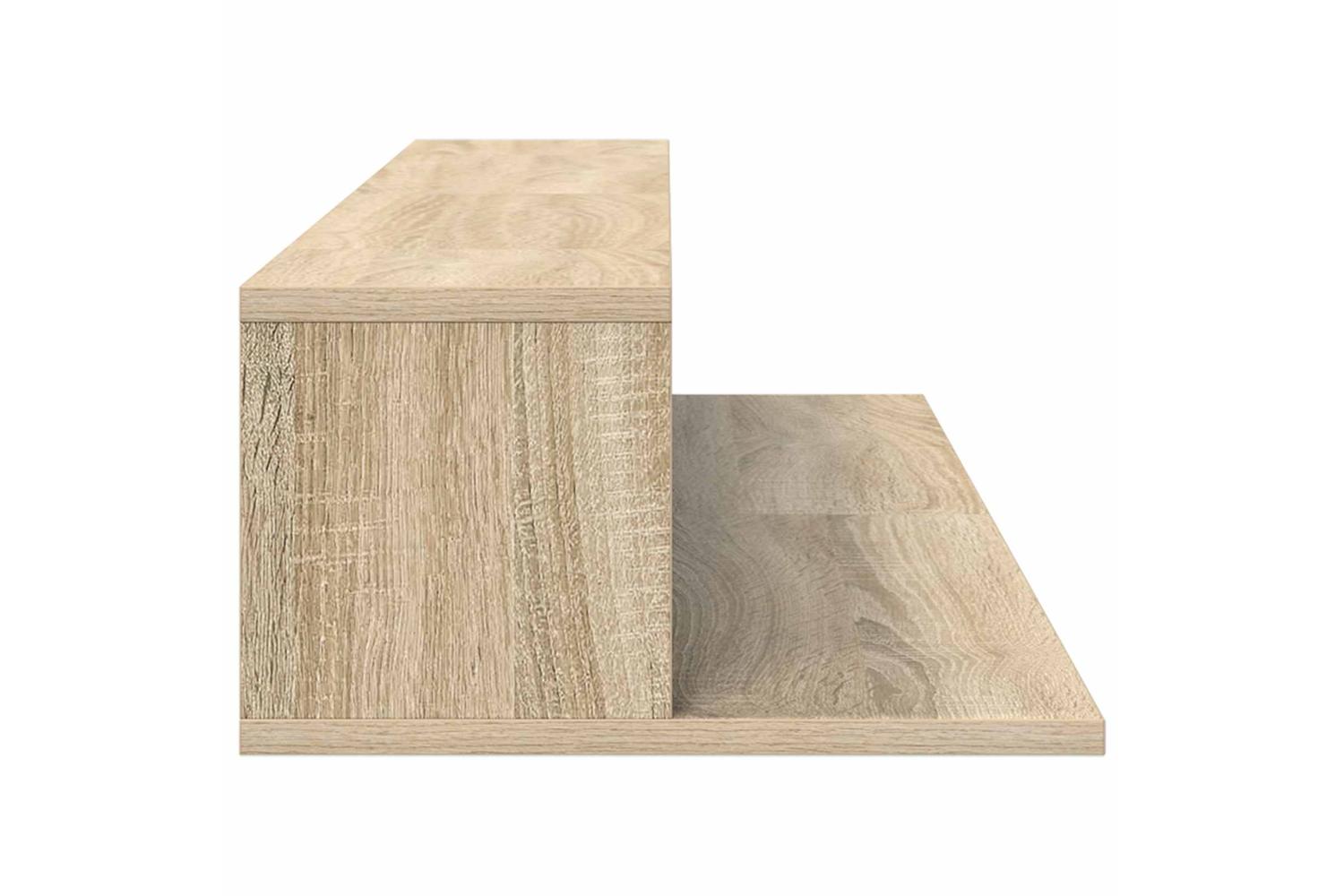 Vidaxl Studio Desk Sonoma Oak 152 X 36 X 195 Cm Engineered Wood-6