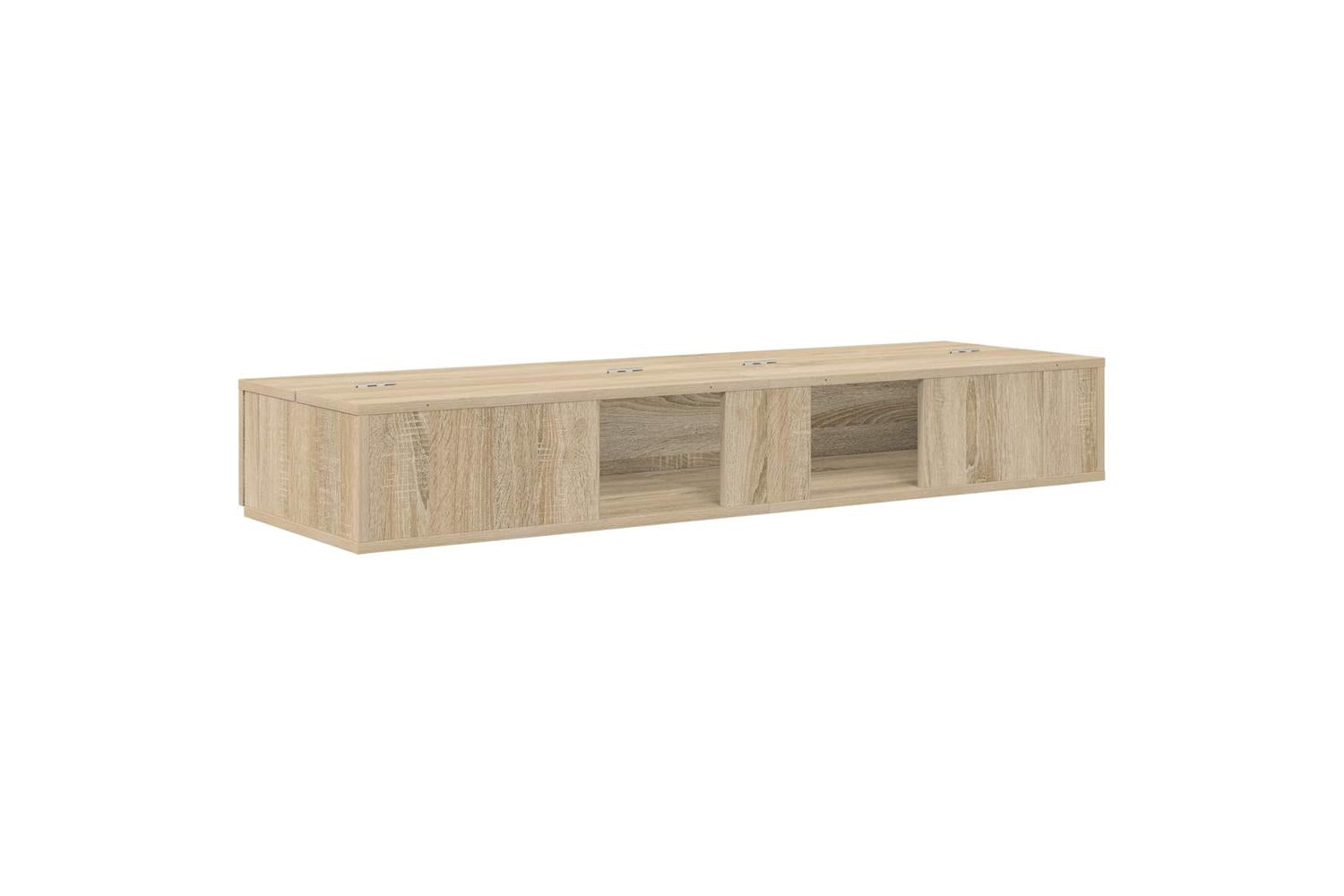 Vidaxl Studio Desk Sonoma Oak 152 X 40 X 195 Cm Engineered Wood-7