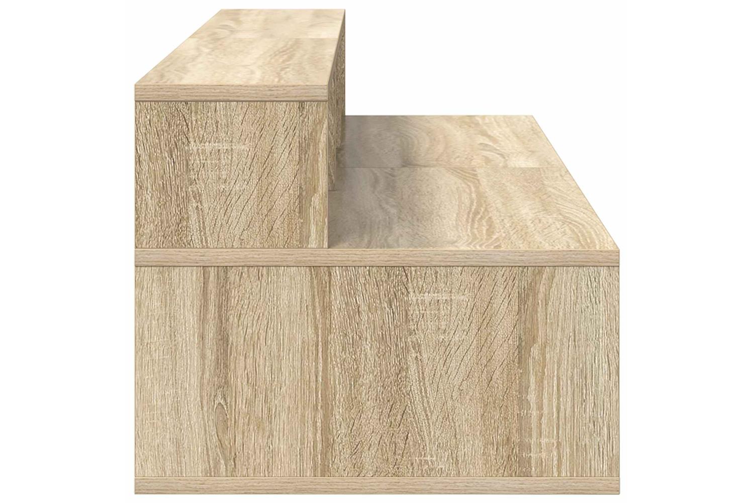 Vidaxl Studio Desk Sonoma Oak 152 X 425 X 36 Cm Engineered Wood-6