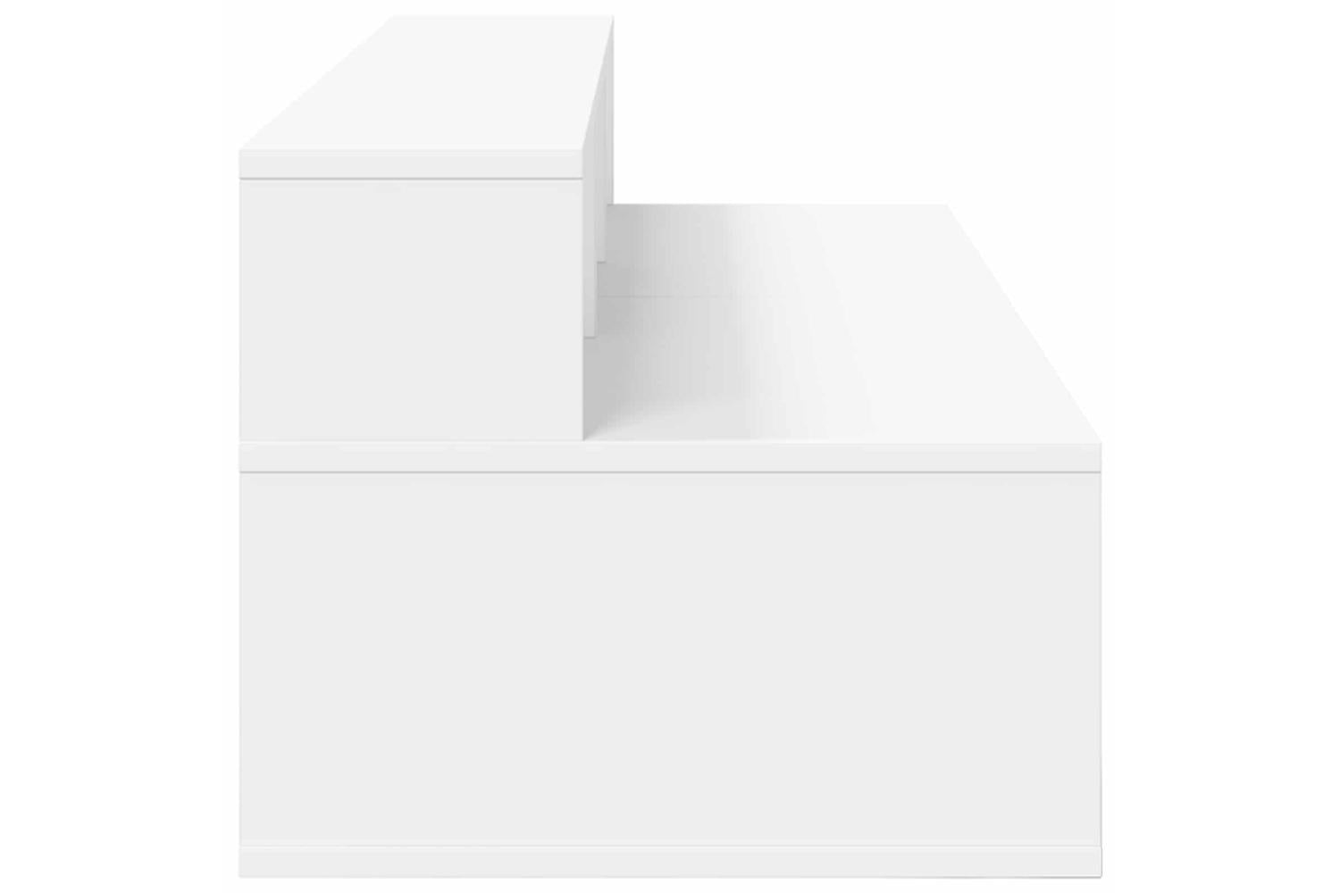Vidaxl Studio Desk White 110 X 425 X 36 Cm Engineered Wood-6