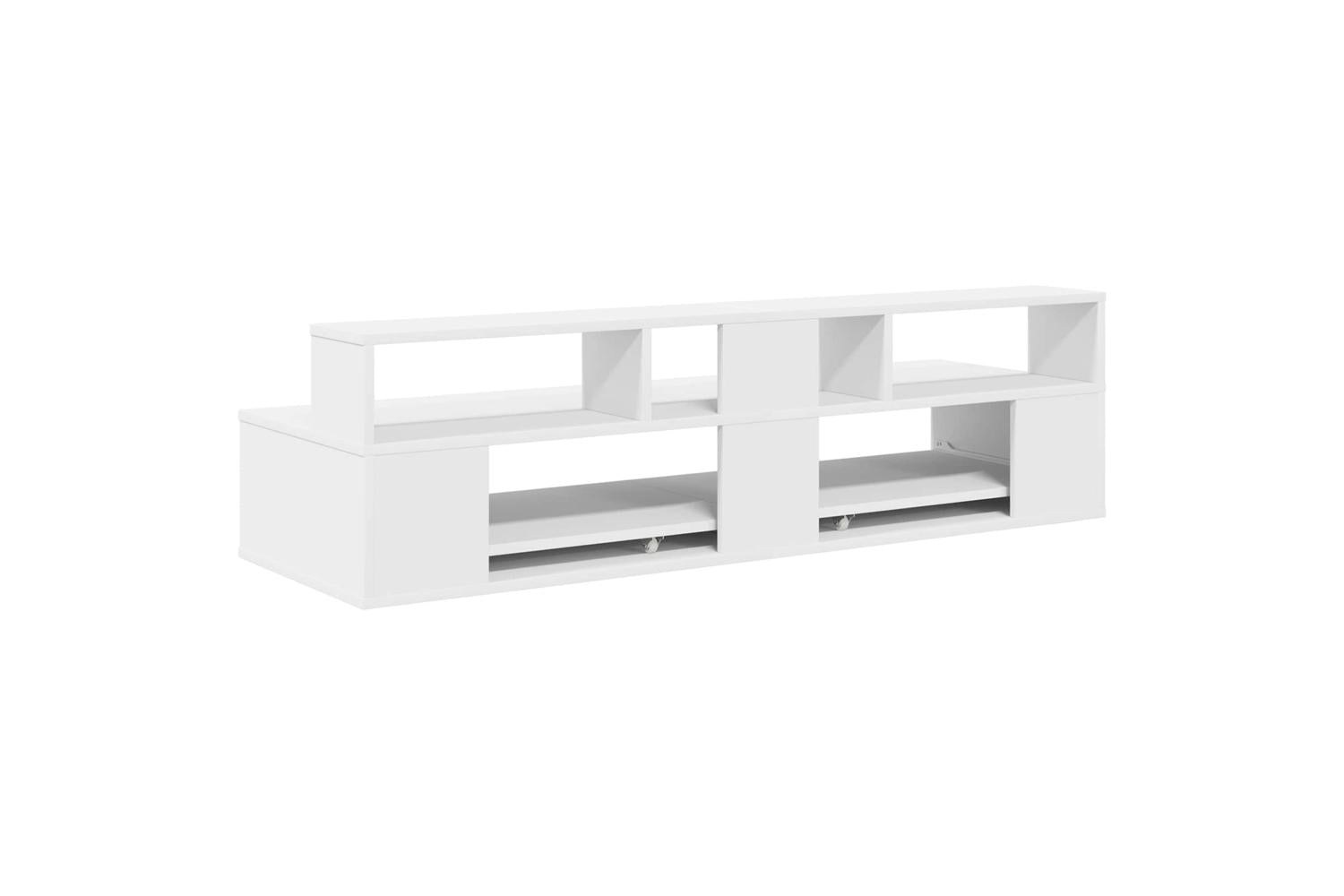 Vidaxl Studio Desk White 110 X 425 X 36 Cm Engineered Wood-7
