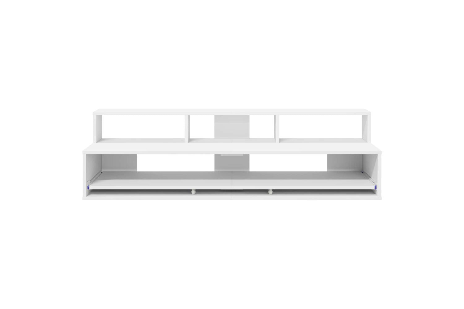 Vidaxl Studio Desk White 130 X 425 X 36 Cm Engineered Wood-5