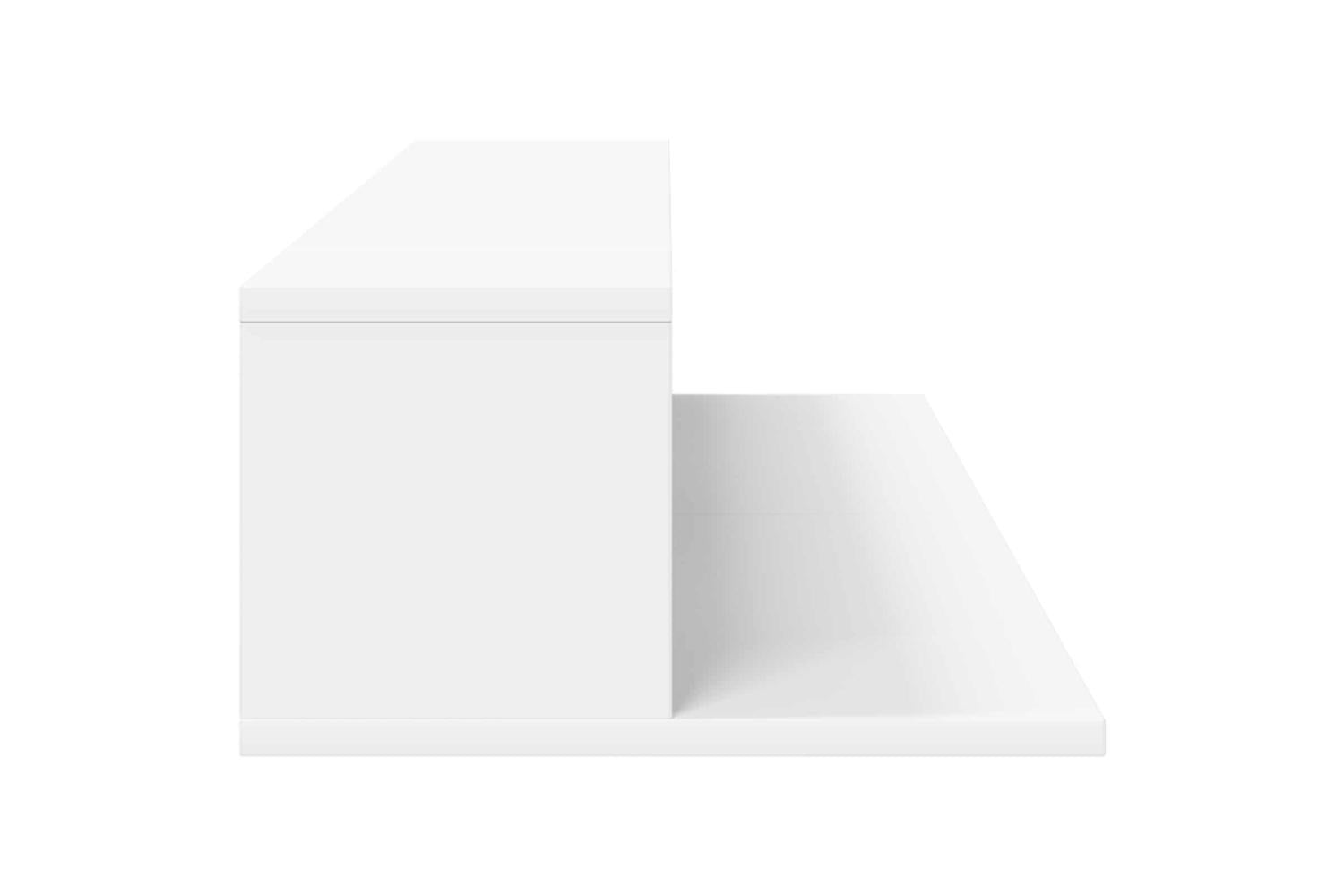 Vidaxl Studio Desk White 152 X 36 X 195 Cm Engineered Wood-6
