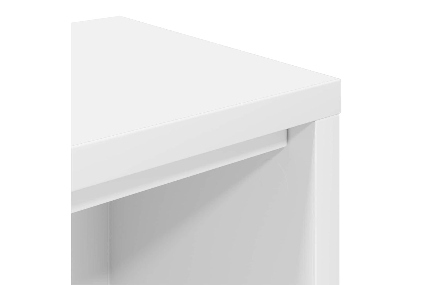 Vidaxl Studio Desk White 152 X 36 X 195 Cm Engineered Wood-8