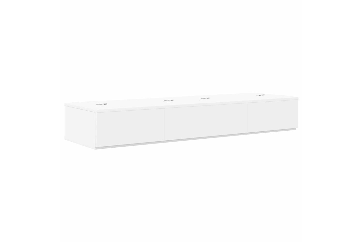 Vidaxl Studio Desk White 152 X 40 X 195 Cm Engineered Wood-2