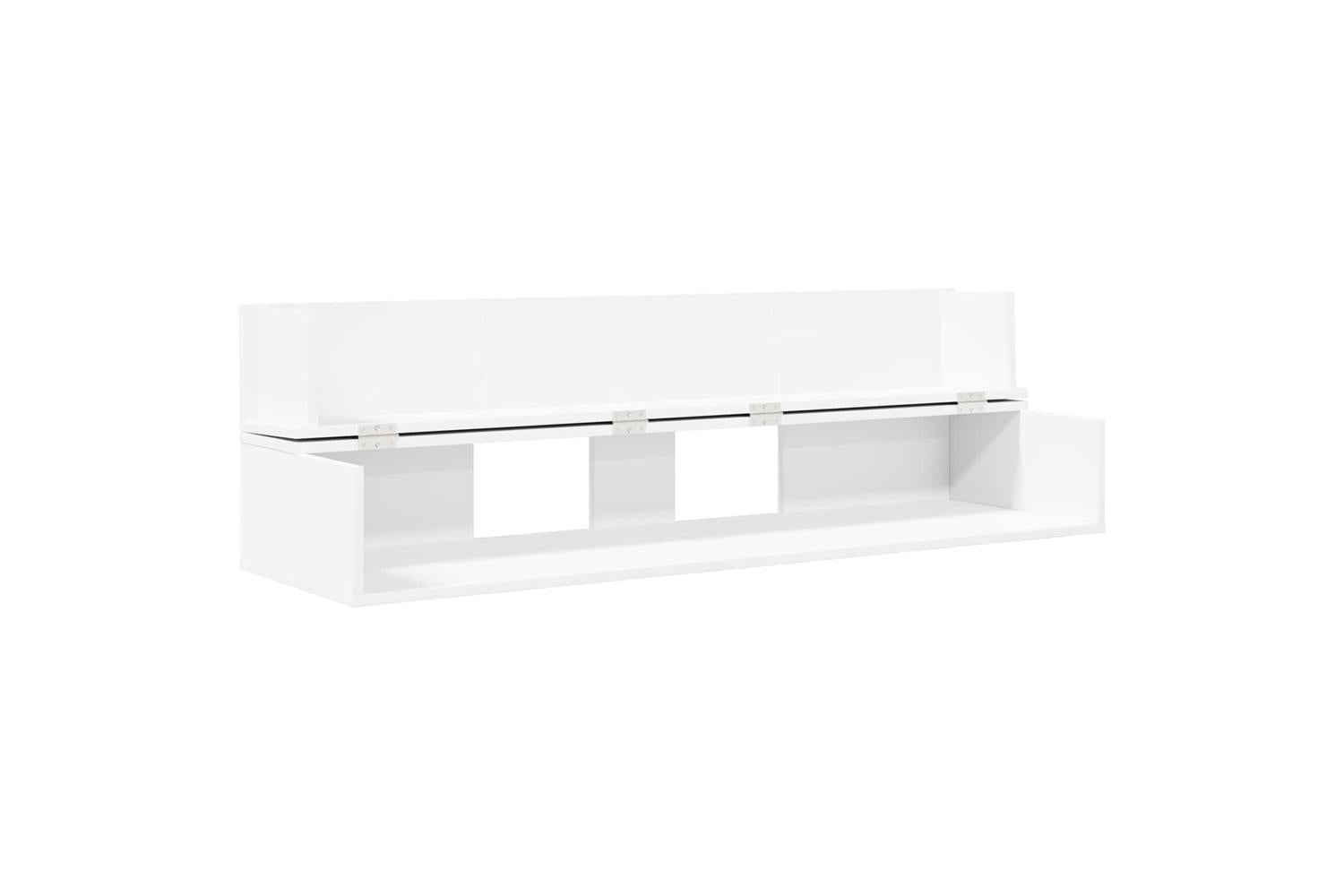 Vidaxl Studio Desk White 152 X 40 X 195 Cm Engineered Wood-4