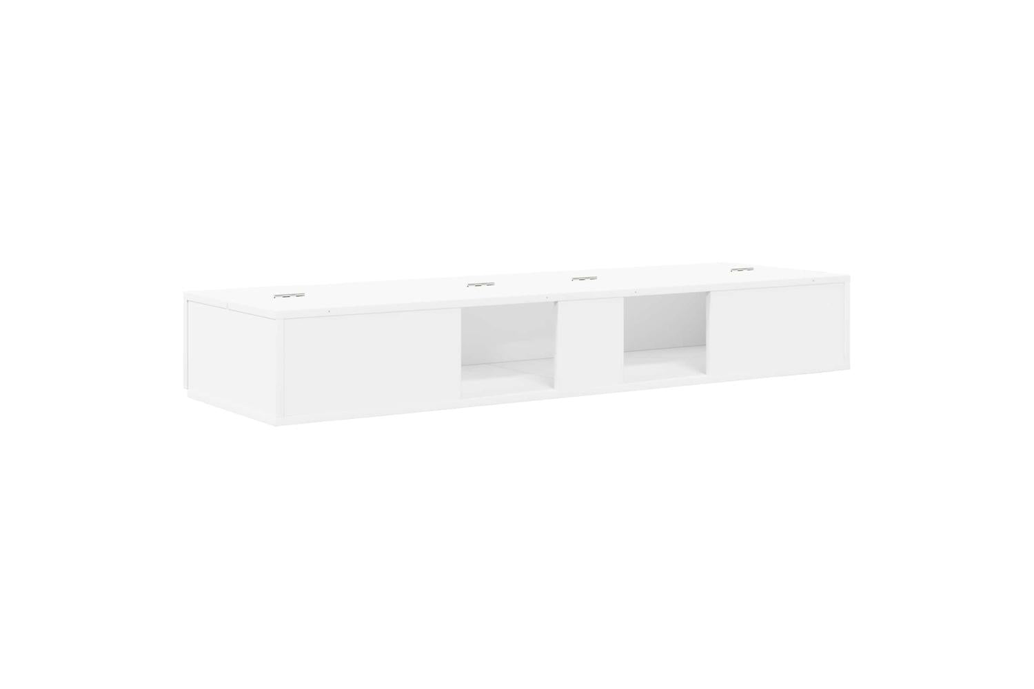 Vidaxl Studio Desk White 152 X 40 X 195 Cm Engineered Wood-7