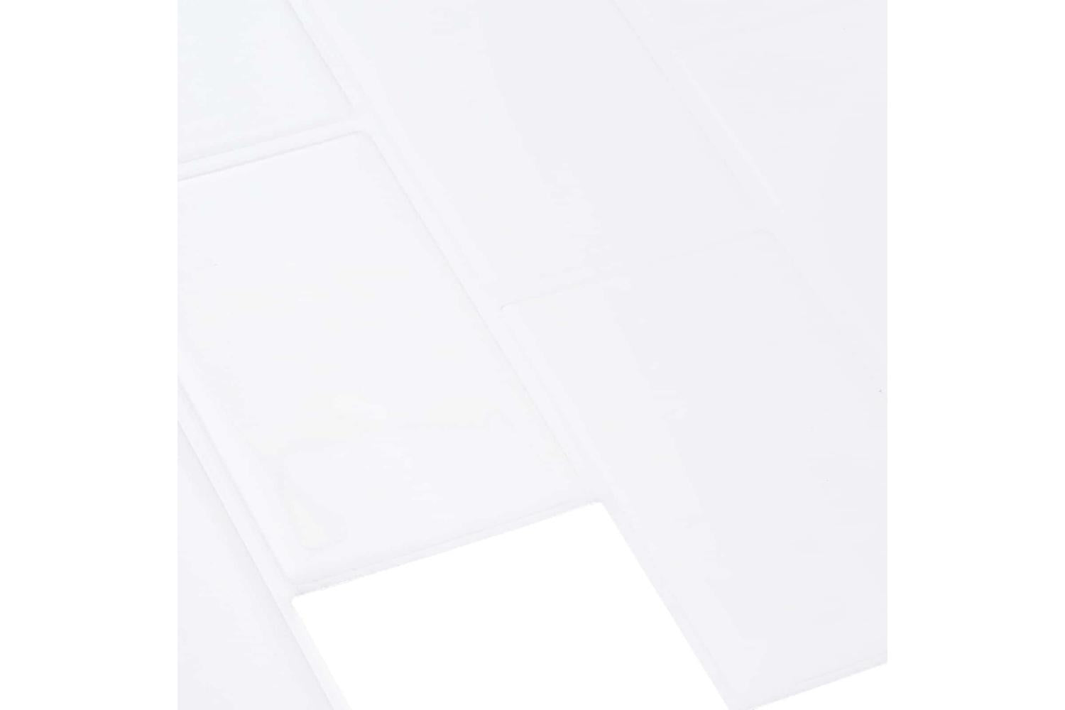 Vidaxl Subway Tile 20 Pcs White 30 X 30 Cm Polyurethane And Pet-4