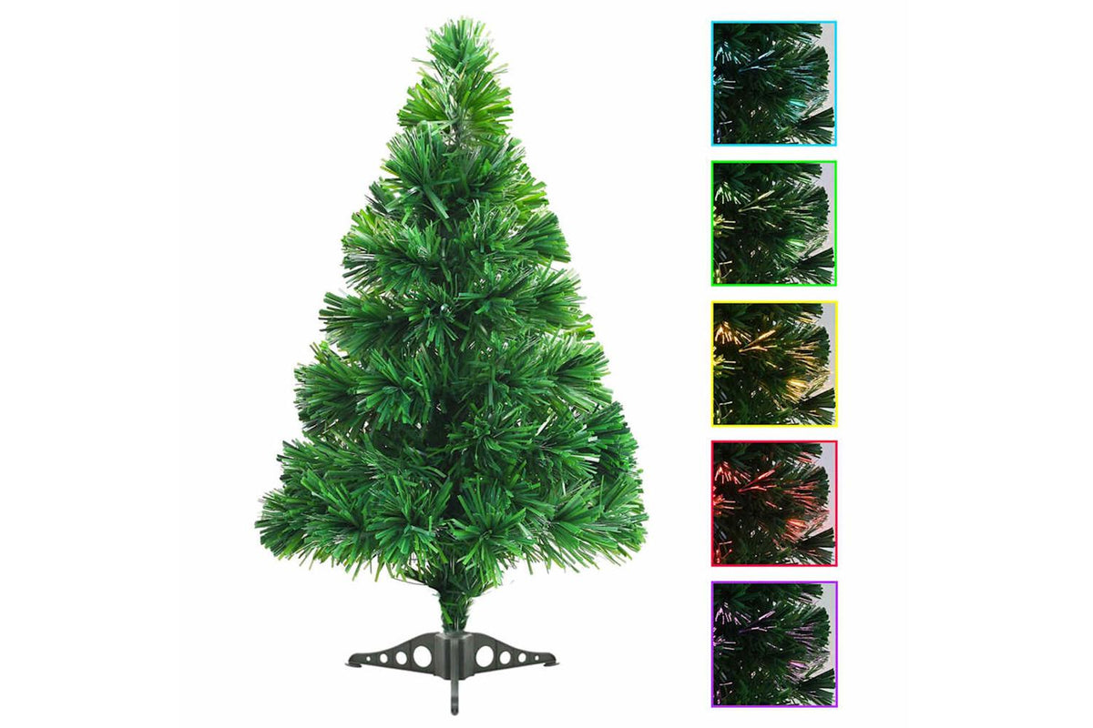 Vidaxl Artificial Christmas Tree Fibre Optic 64 Cm Green-3
