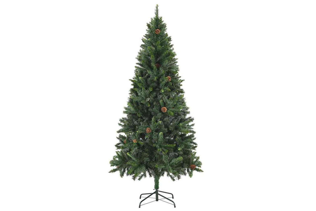Vidaxl Artificial Christmas Tree With Pinecones Green 180 Cm-2