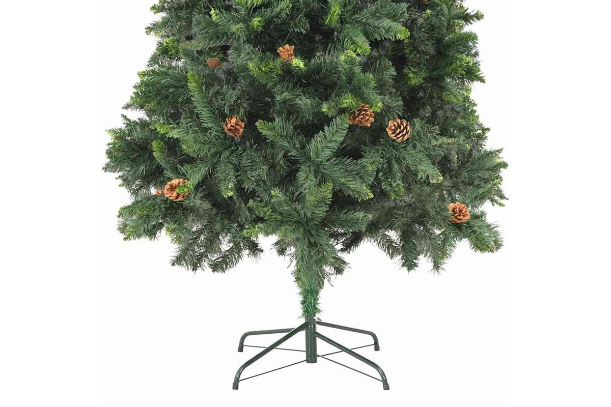 Vidaxl Artificial Christmas Tree With Pinecones Green 210 Cm-7
