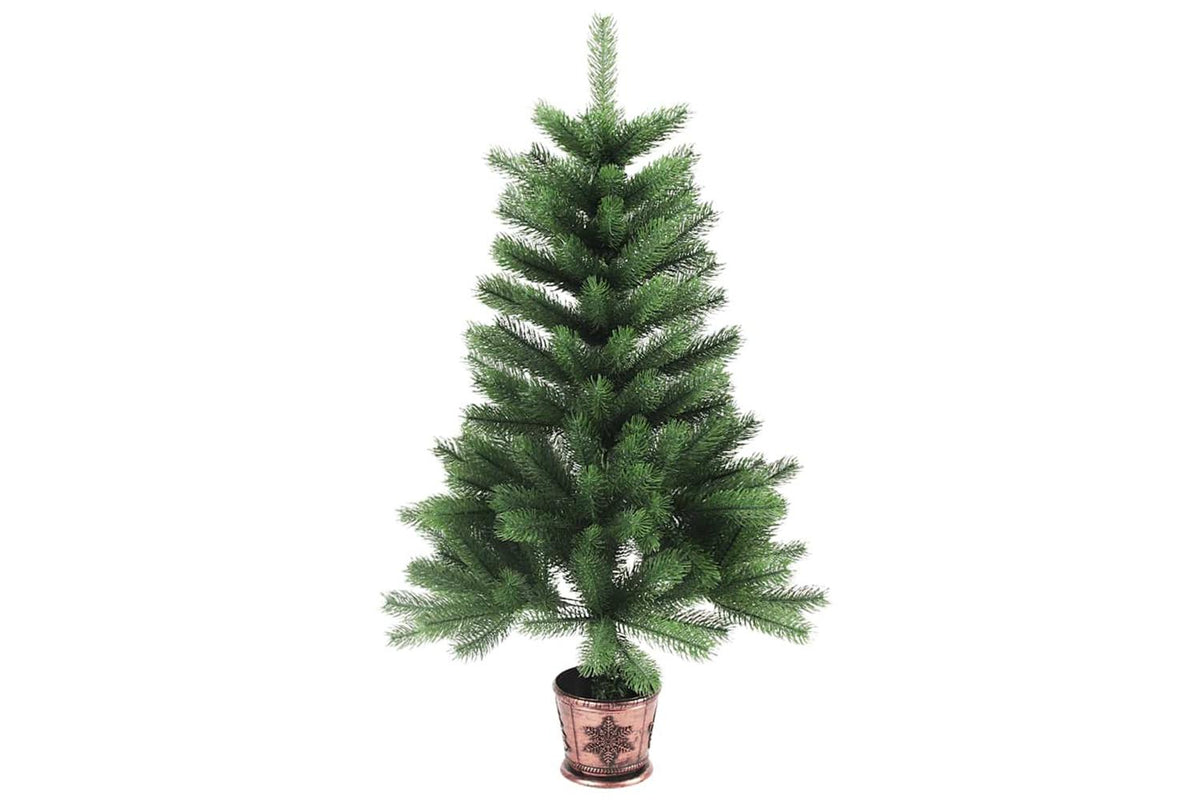 Vidaxl Artificial Christmas Tree Lifelike Needles 90 Cm Green-2