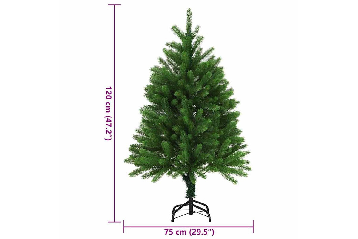 Vidaxl Artificial Christmas Tree Lifelike Needles 120 Cm Green-8