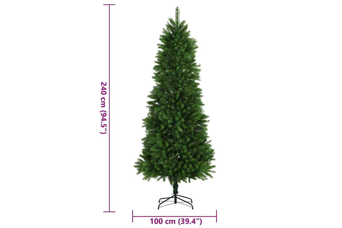 Vidaxl Artificial Christmas Tree Lifelike Needles 240 Cm Green-7