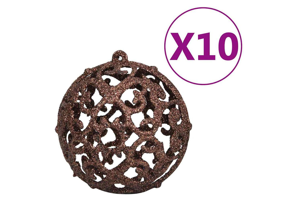 Vidaxl Artificial Half Pre-lit Christmas Tree Ball Set White 210 Cm-8