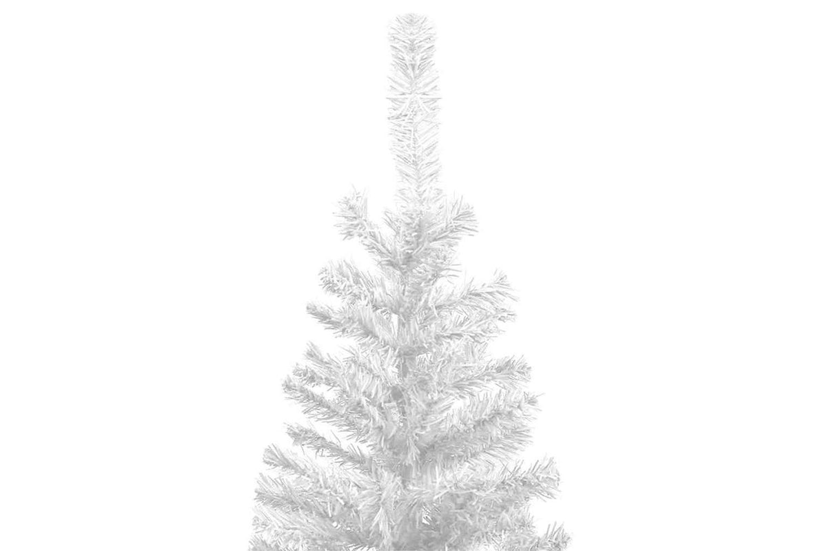 Vidaxl Artificial Pre-lit Christmas Tree With Ball Set L 240 Cm White-6