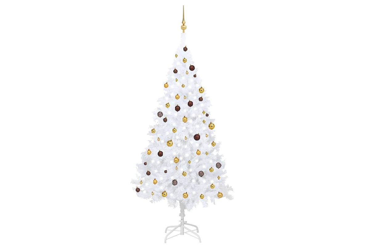 Vidaxl Artificial Christmas Trees With 1 Led White 240 X 125 Cm