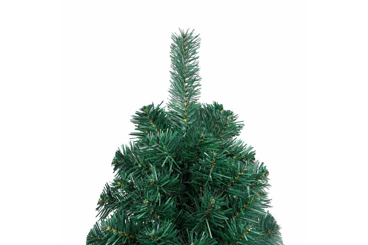 Vidaxl Artificial Half Pre-lit Christmas Tree Ball Set Green 180 Cm-7