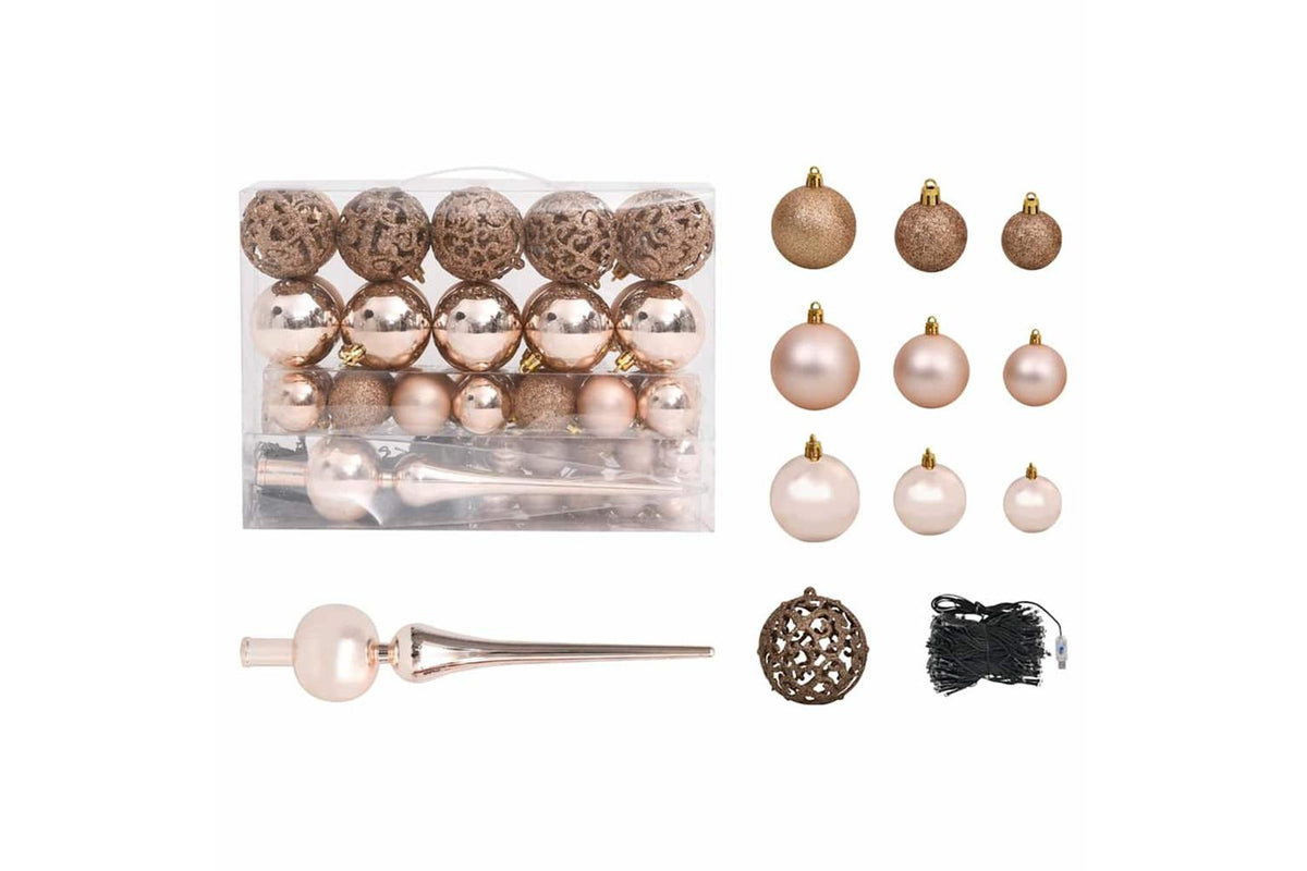 Vidaxl Artificial Pre-lit Christmas Tree Ball Set 120 Cm 230 Branches-6