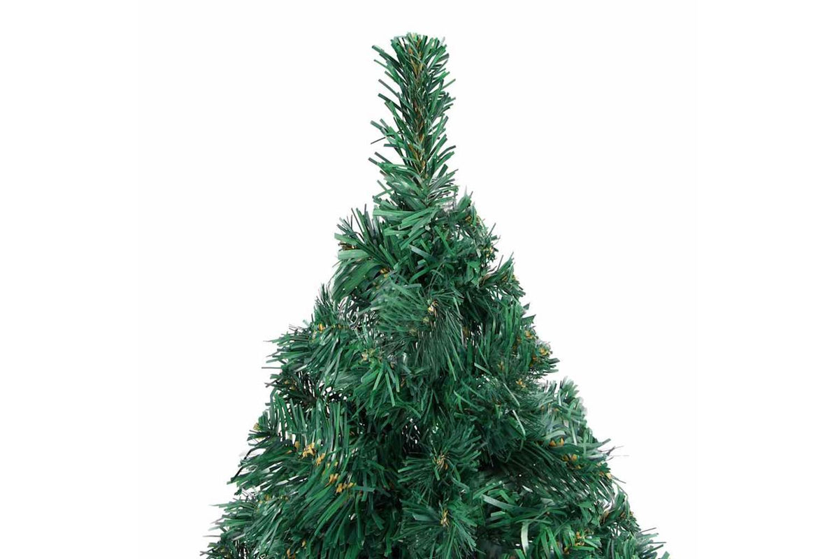 Vidaxl Artificial Pre-lit Christmas Tree With Ball Set Green 150cm Pvc-10