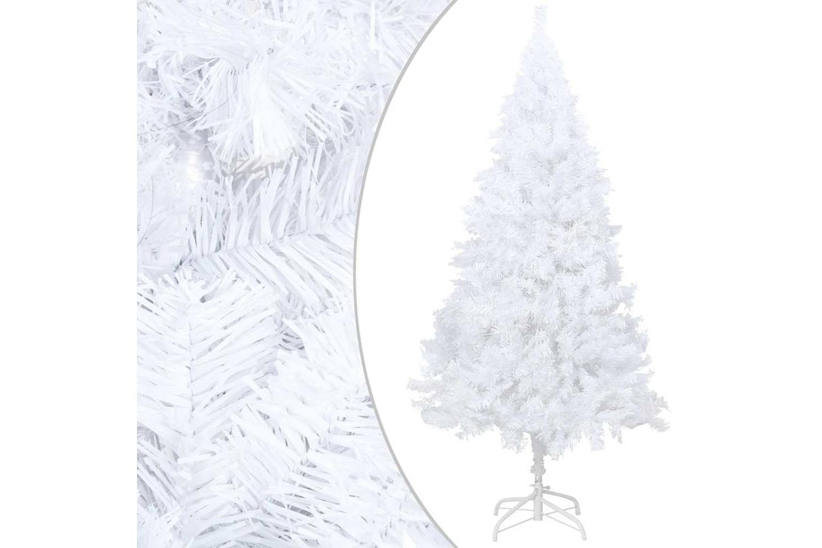 Vidaxl Artificial Pre-lit Christmas Tree With Ball Set White 120cm Pvc-2