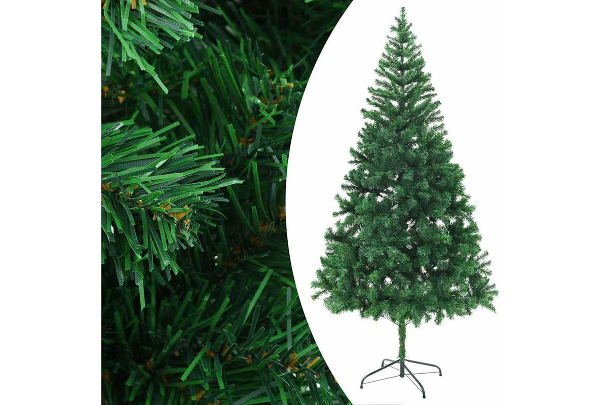 Vidaxl Artificial Pre-lit Christmas Tree Ball Set 210 Cm 910 Branches-2