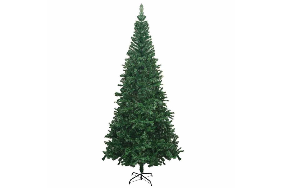 Vidaxl Artificial Pre-lit Christmas Tree With Ball Set L 240 Cm Green-2
