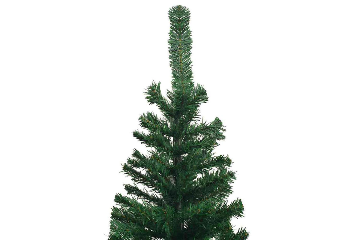 Vidaxl Artificial Pre-lit Christmas Tree With Ball Set L 240 Cm Green-4