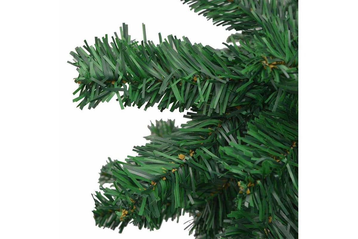 Vidaxl Artificial Pre-lit Christmas Tree With Ball Set L 240 Cm Green-5