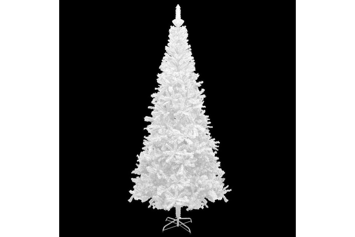 Vidaxl Artificial Pre-lit Christmas Tree With Ball Set L 240 Cm White-2