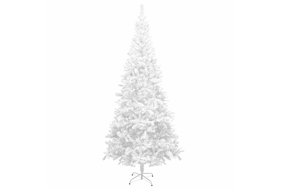 Vidaxl Artificial Pre-lit Christmas Tree With Ball Set L 240 Cm White-3