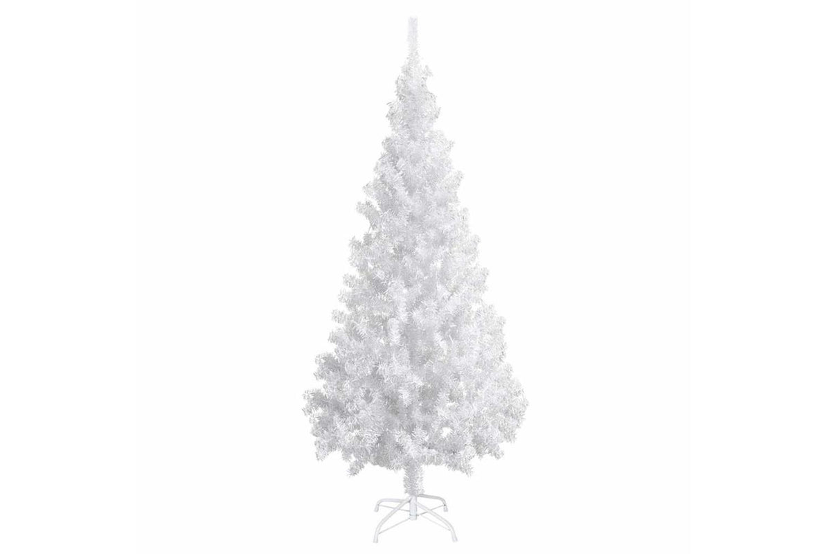 Vidaxl Artificial Pre-lit Christmas Tree With Ball Set White 180cm Pvc-9