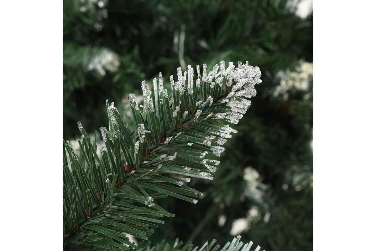 Vidaxl Artificial Pre-lit Christmas Tree With Ball Set 210 Cm-10