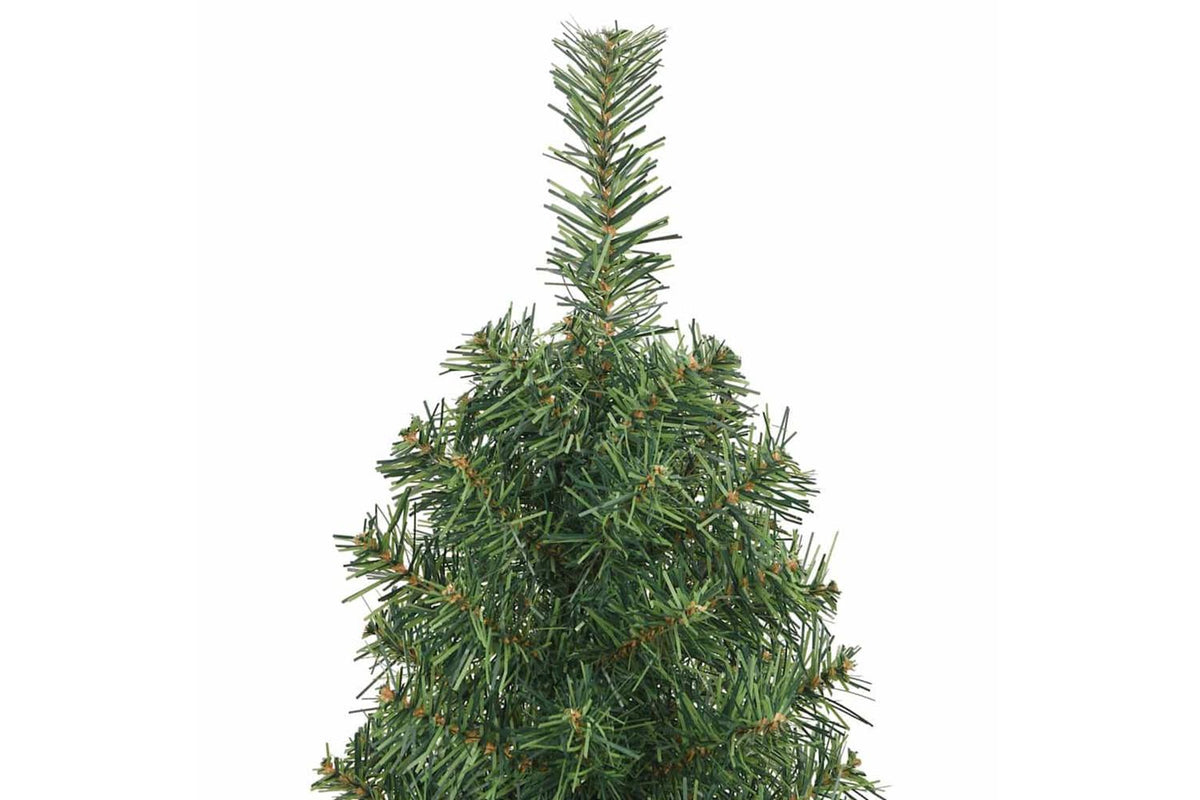 Vidaxl Slim Artificial Christmas Tree With Stand Green 150 Cm Pvc-4