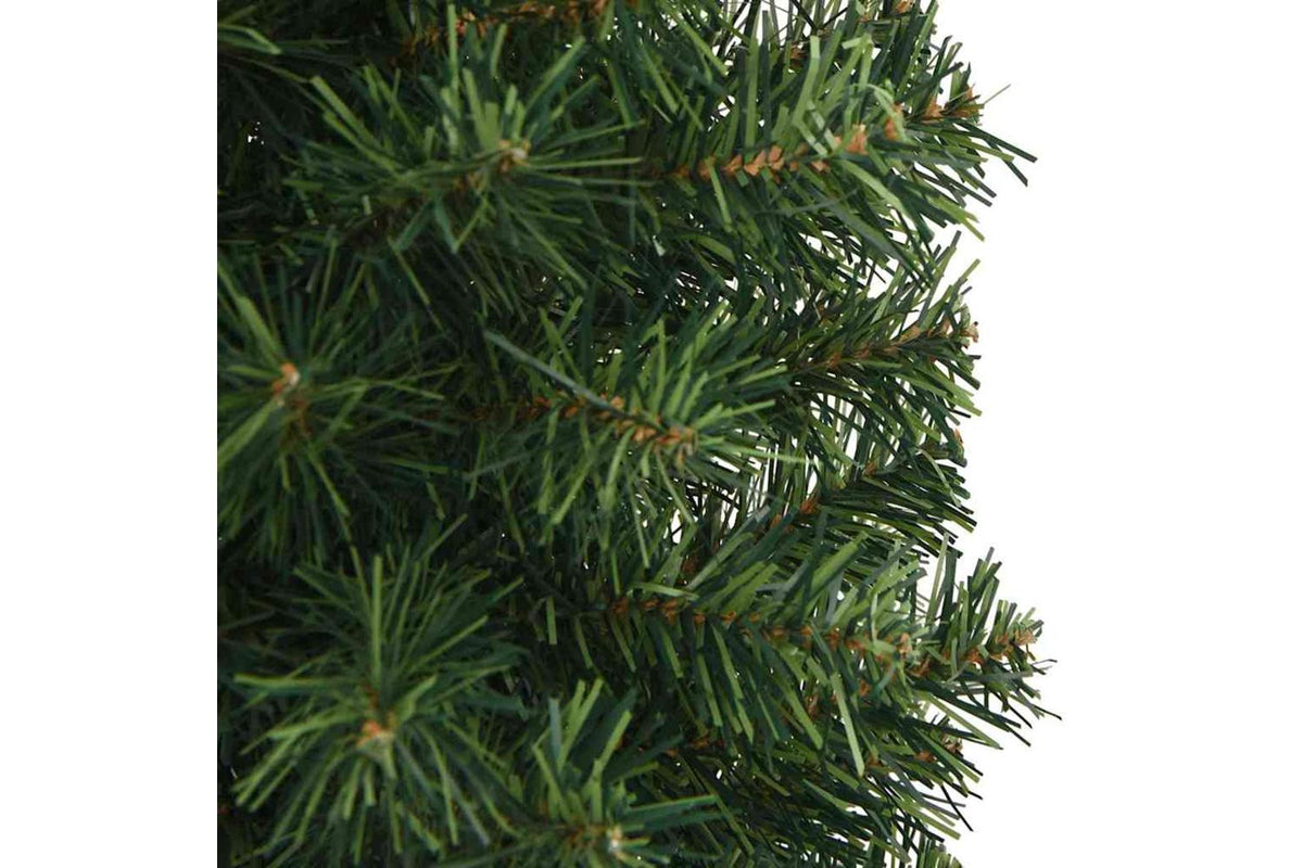 Vidaxl Slim Artificial Christmas Tree With Stand Green 150 Cm Pvc-5