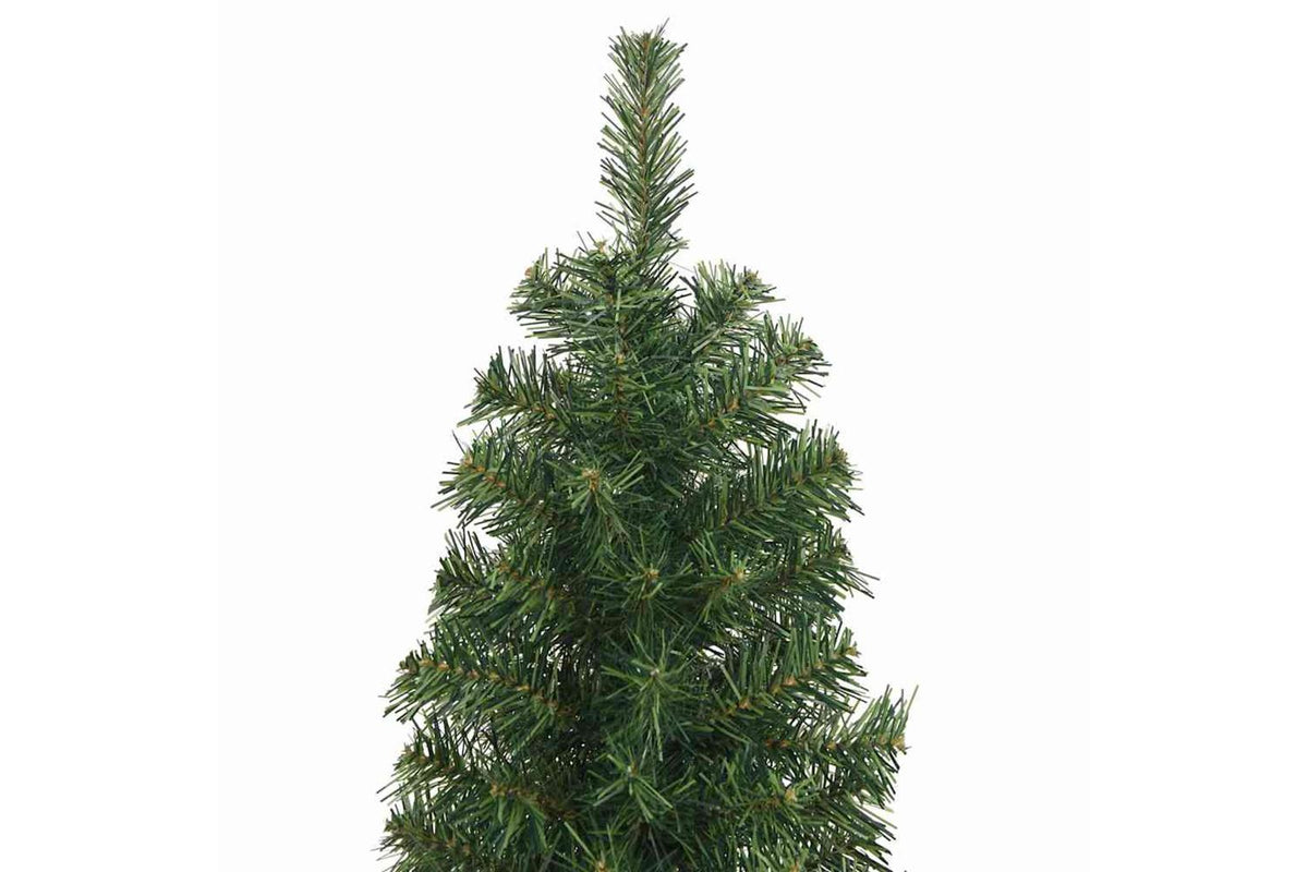 Vidaxl Slim Artificial Christmas Tree With Stand Green 240 Cm Pvc-4