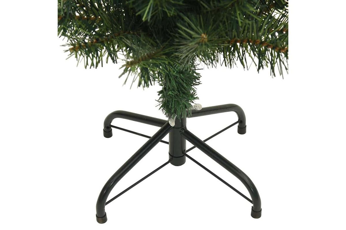 Vidaxl Slim Artificial Christmas Tree With Stand Green 240 Cm Pvc-6
