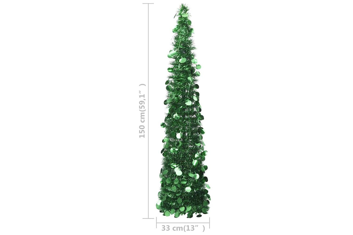 Vidaxl Pop-up Artificial Christmas Tree Green 150 Cm Pet-5