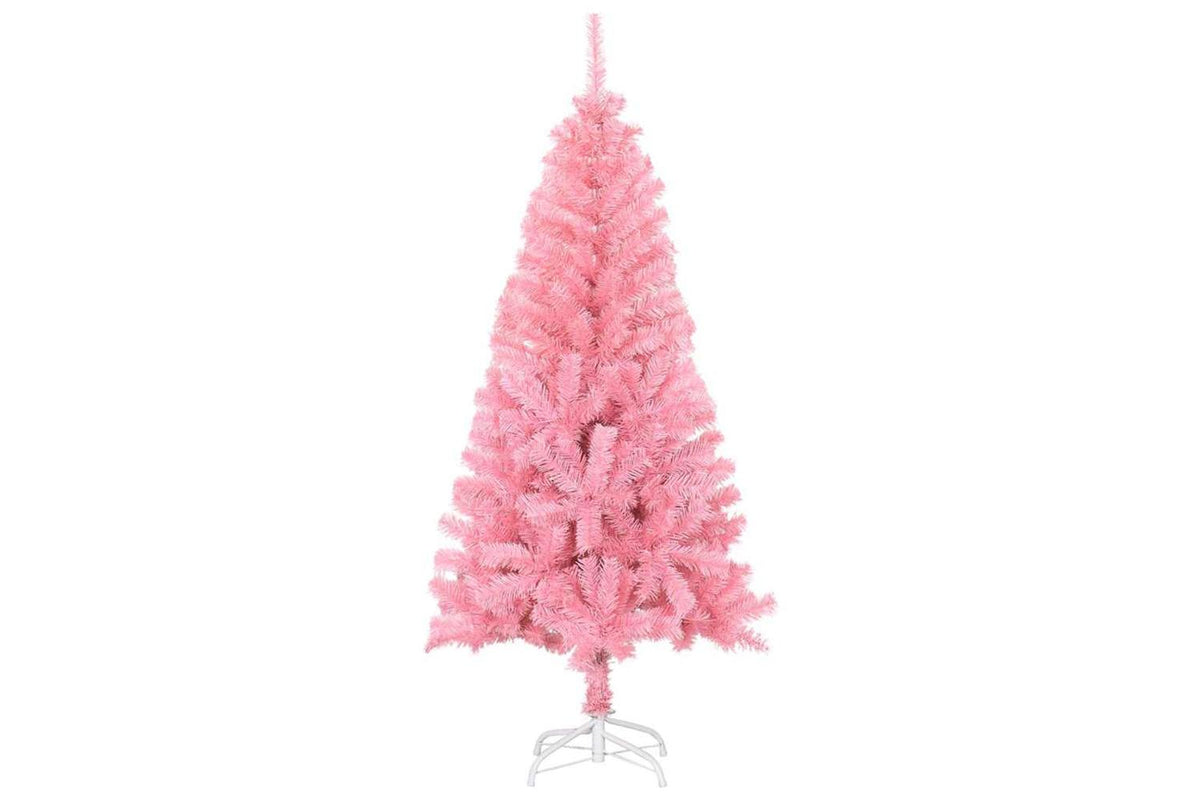 Vidaxl Artificial Christmas Tree With Stand Pink 150 Cm Pvc-2