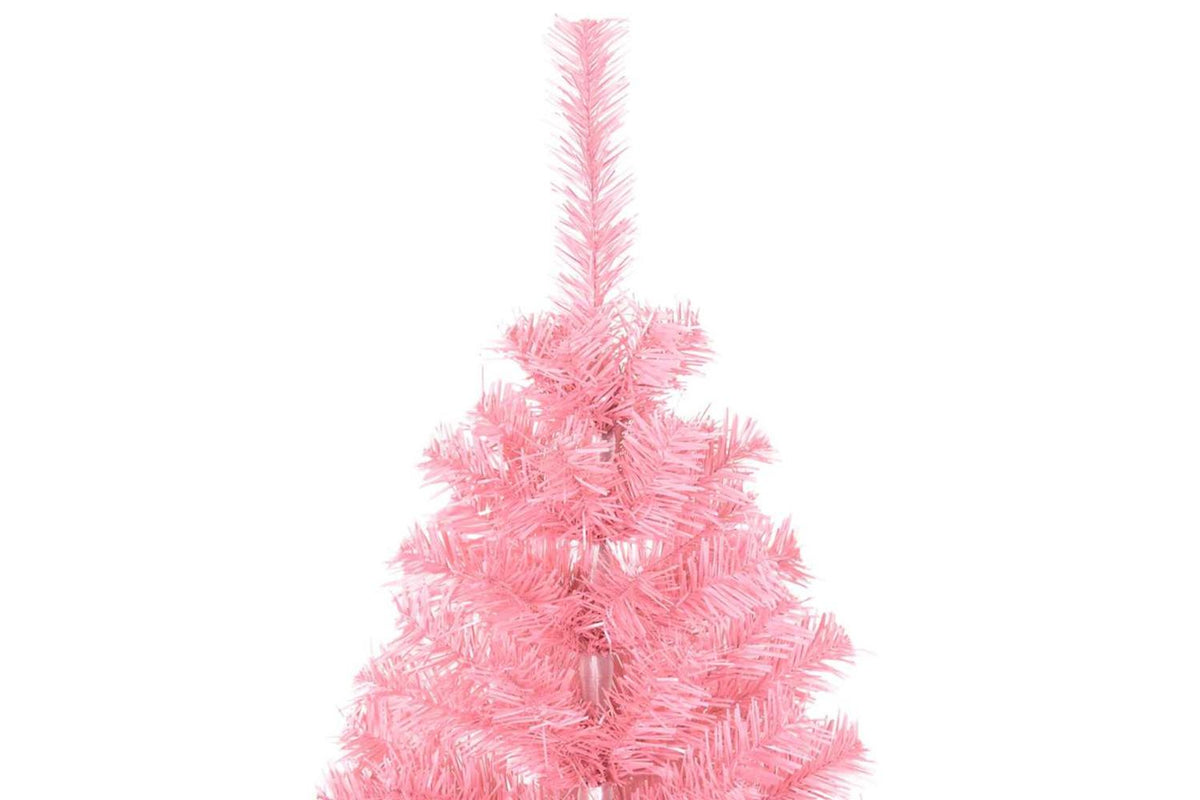 Vidaxl Artificial Christmas Tree With Stand Pink 150 Cm Pvc-3