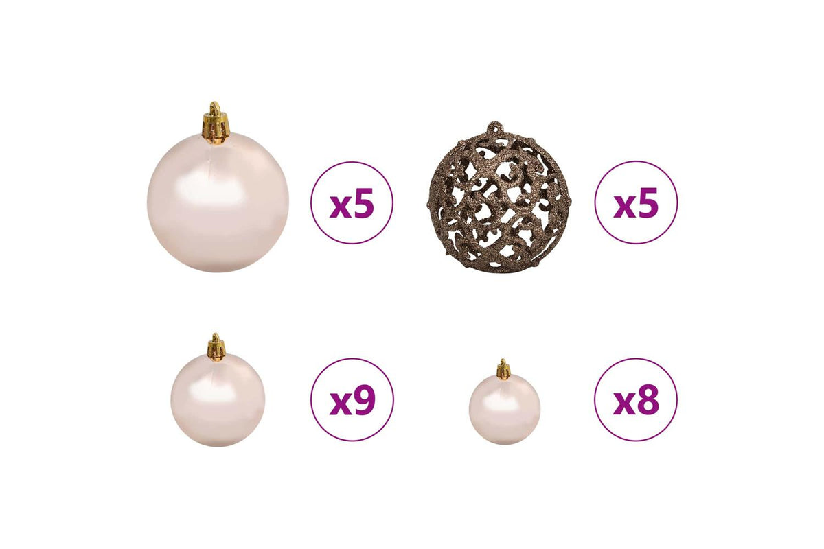 Vidaxl Artificial Christmas Tree 120 Cm Pvc And Steel White-8