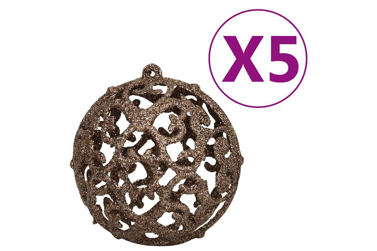 Vidaxl Artificial Hinged Christmas Tree 150 Leds Ball Set 120 Cm-9