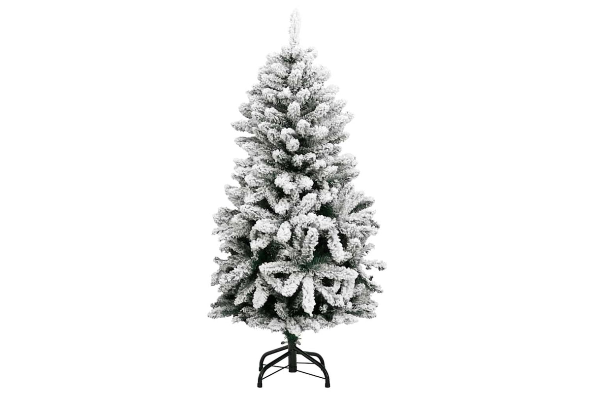 Vidaxl Artificial Hinged Christmas Tree 150 Leds Ball Set 150 Cm-3